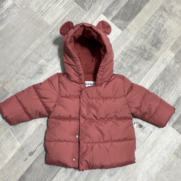 Old Navy Other - ☀️2/$25-Adorable baby Hooded Puffer Jacket-water resistant